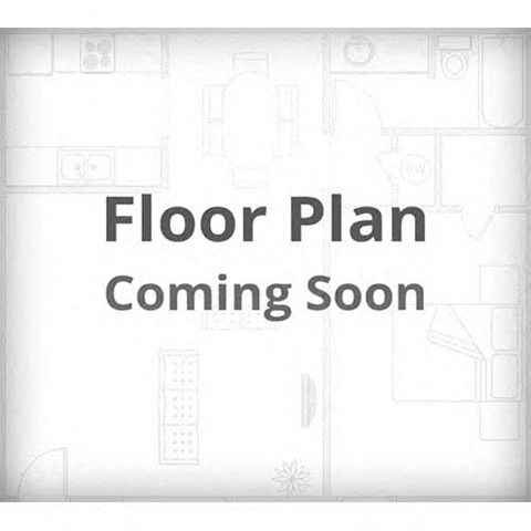 Floor plan for 2 beds, 1.5 baths, 1050 sqft